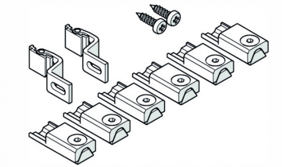 HAWA 23990 Folding Concepta pieces fixation dans boîtier