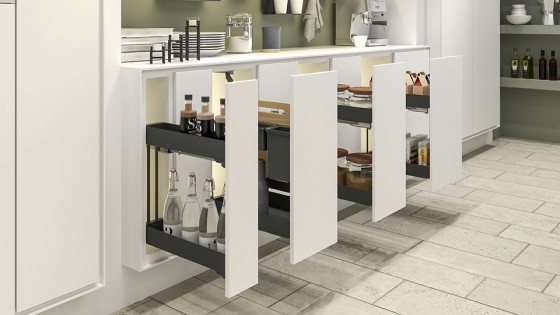 KES 002140 K-Line, panier latéral, 150mm, 90° 3D, anthracite