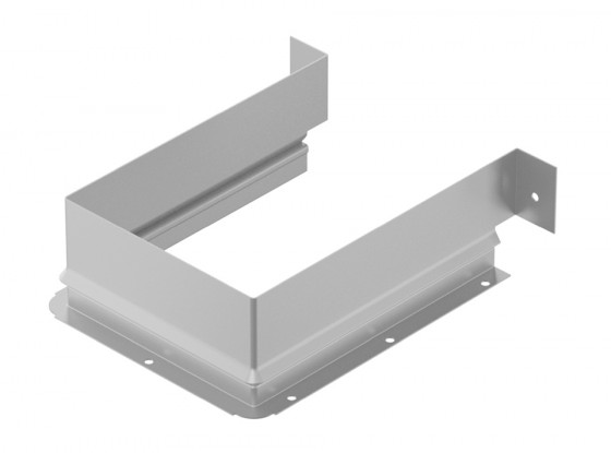 HETTICH 9278342 Cadre pour découpe siphon carré, argenté