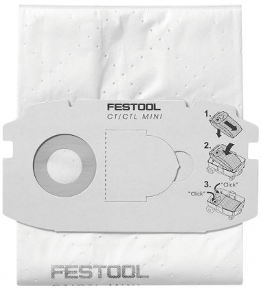 FESTOOL 498410 SELFCLEAN filter bag SC FIS-CT MINI/5 FESTOOL 498410 SELFCLEAN filter bag SC FIS-CT MINI/5