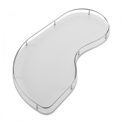 VIBO Fly Moon Classic étagere 450mm chrome/blanc gauche