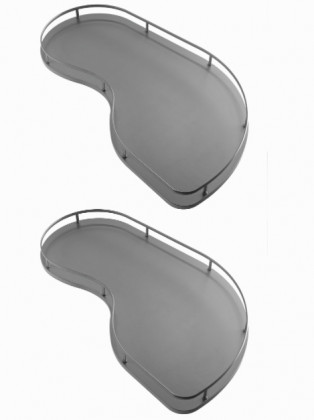 VIBO Fly Moon Galaxy étagere 450mm gris foncé droite