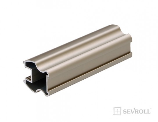 SEVROLL 02283 Gemini profil de poignée 10mm 2,7m olive
