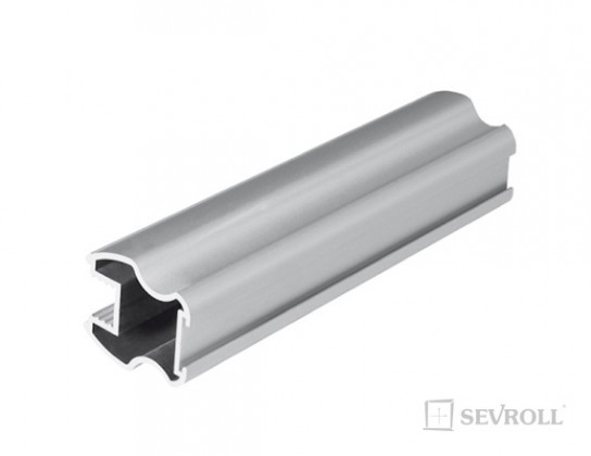 SEVROLL 02284 Gemini profil de poignée 10mm 2,7m argent SEVROLL 02284 Gemini profil de poignée 10mm 2,7m argent