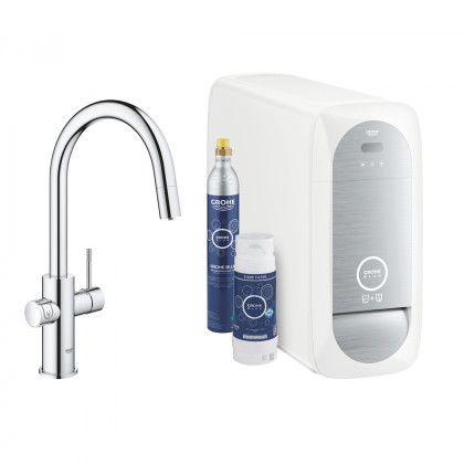 GROHE 31541000 Blue Home kit de démarrage C-bec chrome