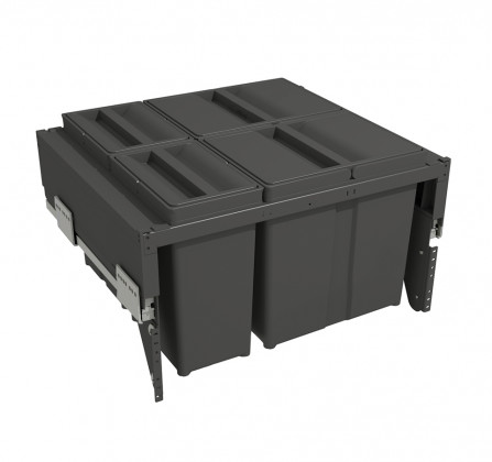 GOLLINUCCI trieur 580 Plusline 600mm 2x17l+2x8l gris