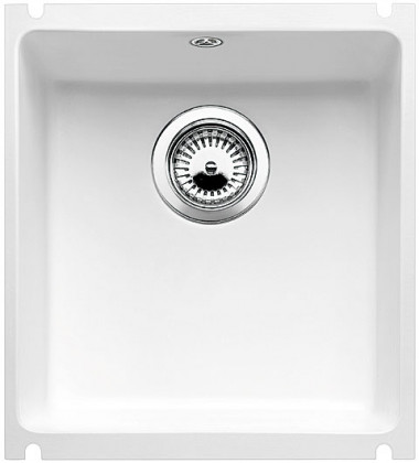 BLANCO 516035 Sink Subline 375-U ceramic PuraPlus bright white