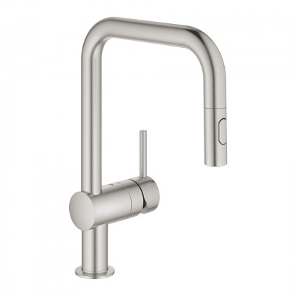 GROHE 30439DC0 Robinet VENTO U-sortie douche duale supersteel GROHE 30439DC0 Robinet VENTO U-sortie douche duale supersteel