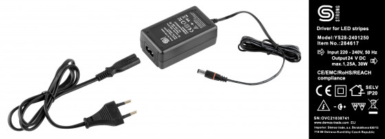 StrongLumio alimentation électrique pour LED 24V, 30W
