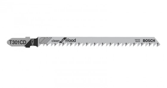 BOSCH 2608637590 Saw blade for reciprocating saw 5 pcs T 301 CD Clean for Wood