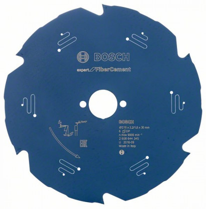 BOSCH 2608644345 Saw blade Expert for Fiber Cement 210x30 mm, 6