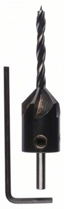 BOSCH 2608596391 Wood drill with countersink 4 mm BOSCH 2608596391 Wood drill with countersink 4 mm