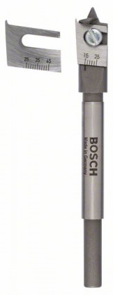 BOSCH 2608596333 Adjustable flat drill for wood, hexagon, 15 - 45 mm, 120 mm BOSCH 2608596333 Adjustable flat drill for wood, hexagon, 15 - 45 mm, 120 mm