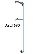 TERNO porte coulissante intérieure en verre, profil de couverture 1690/A/S 6m ar TERNO porte coulissante intérieure en verre, profil de couverture 1690/A/S 6m ar