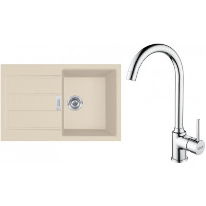 FRANKE ensemble T104BE S2D 611-78 beige + FP 9000.031