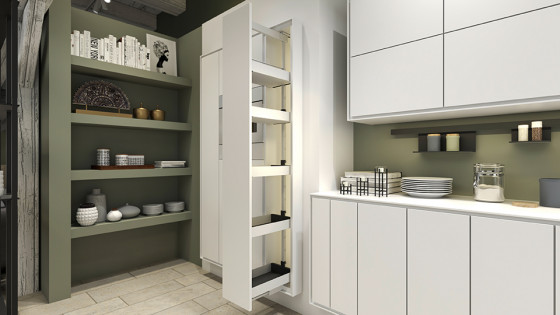 KES 054384 Dispensa, cadre pour armoire alimentaire, 1800-2200mm, blanc