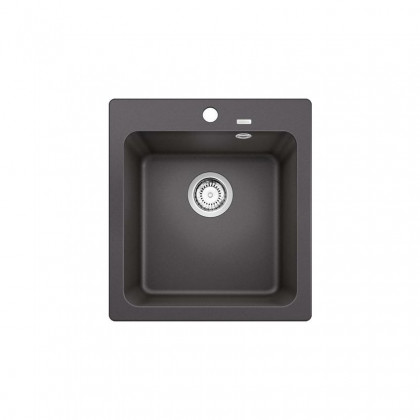 BLANCO 525223 Évier Naya 45 sans excentrique Silgranit gris roche
