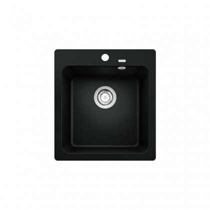 BLANCO 526572 Évier Naya 45 sans excentrique Silgranit noir