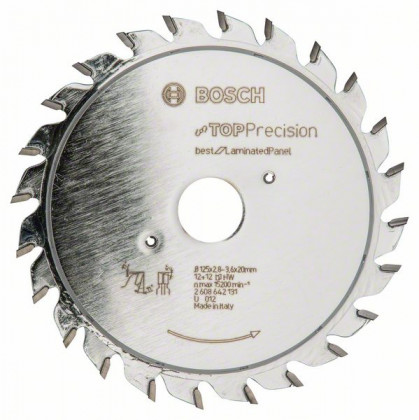BOSCH 2608642131 Pre-cutting disc Laminated Panel 125 x 20 x 2.8-3.6 mm, 12+12 BOSCH 2608642131 Pre-cutting disc Laminated Panel 125 x 20 x 2.8-3.6 mm, 12+12