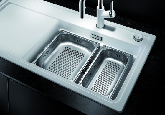 BLANCO 574343 Accessoires gastronorme perforée GN-P 1/2-65 inox