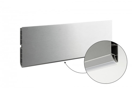 SCILM plinthe 100mm 4m alu brossé SCILM plinthe 100mm 4m alu brossé