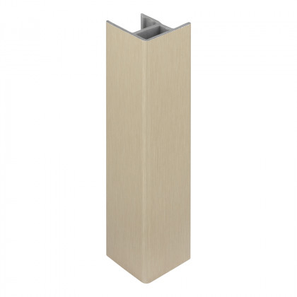 SCILM équerre de raccordement/embout 120mm inox brossé SCILM équerre de raccordement/embout 120mm inox brossé