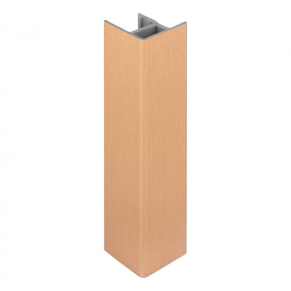 SCILM équerre de raccordement/embout 150mm cuivre brossé