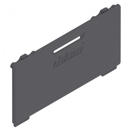 BLUM ZA4.5400.BT Merivobox, cache-vis int. avec logo BLUM, gris foncé OG