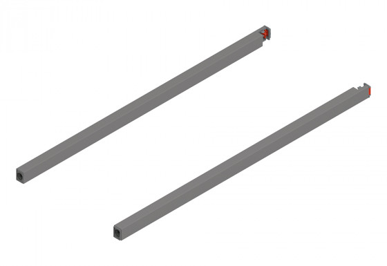 BLUM ZR4.500RS.E Merivobox, reling longitudinal 500mm, gris clair IG