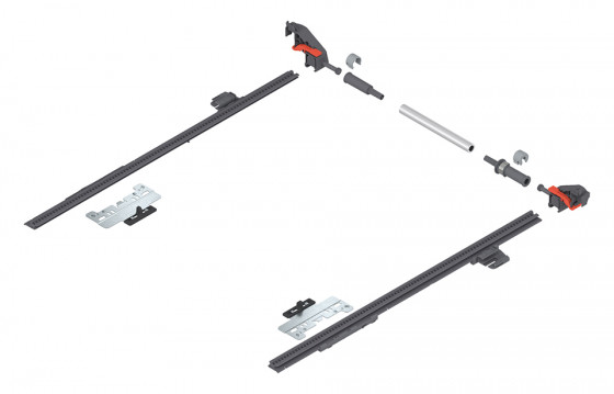 BLUM ZS4.400MU stabilisateur latéral MERIVOBOX, 270-400mm BLUM ZS4.400MU stabilisateur latéral MERIVOBOX, 270-400mm