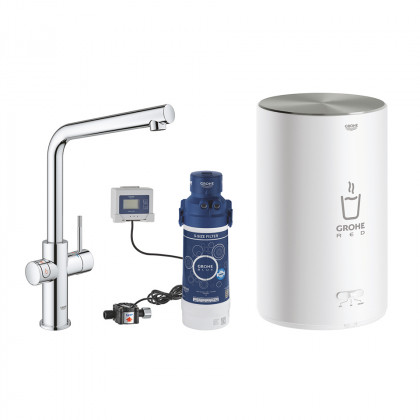 GROHE 30327001 Red Duo L-siphon chrome