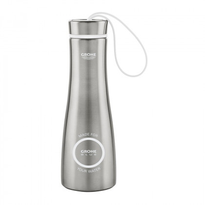 GROHE 40848SD0 Blue bouteille d'eau inox brossée