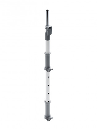 KES 007945 LeMans II fixation 720-900mm blanc