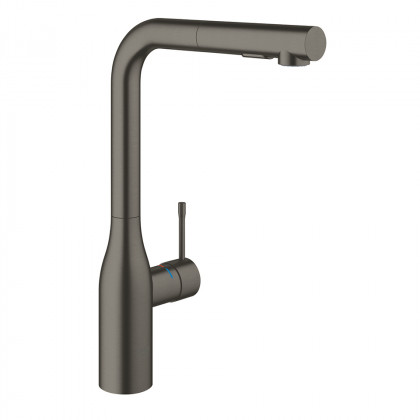 GROHE 30504AL0 Robinet Essence L-sortie brossé Hard Graphite
