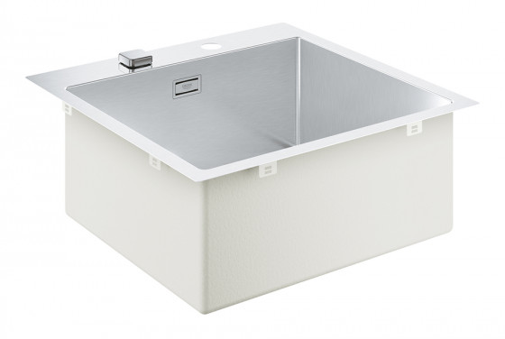 GROHE 31583SD1 Évier K800 60-S 518 x 510mm inox brossé