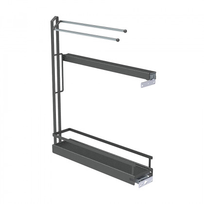 KES 233465 panier latéral + support serviettes, 150mm, Arena Style, D, anthracit