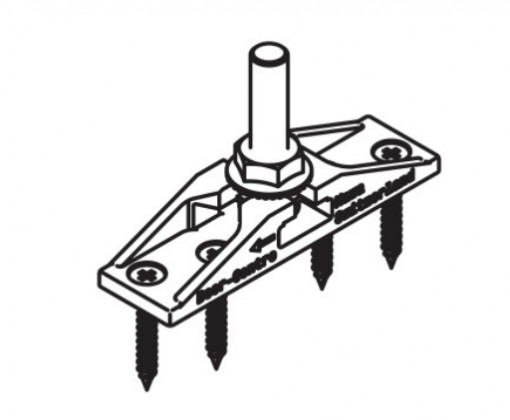 HAWA 10488 Junior 40 support chariot pour ferrures coulissantes 40kg, vis M8