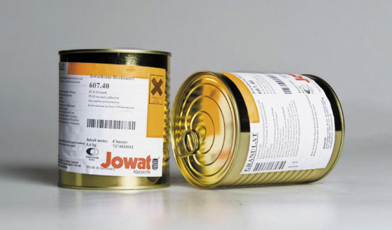 JOWAT Jowatherm-Reaktant 607.40-90PG PUR, natur, cartridge, 2,5kg