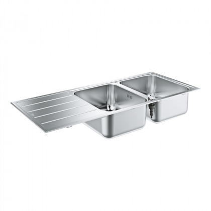 GROHE 31588SD1 Évier K500 80-S 1160 x 500mm acier inox brossé