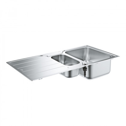 GROHE 31572SD1 Évier K500 60-S 970 x 500mm acier inox brossé
