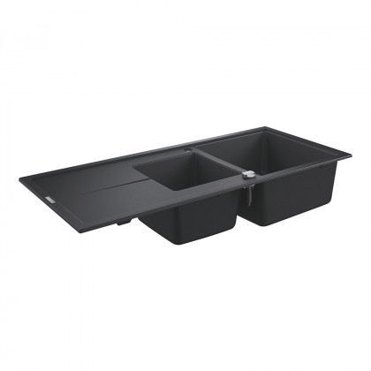 GROHE 31643AP0 évier K400 80-C 1160 x 500mm granit noir