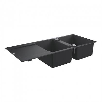 GROHE 31647AP0 évier K500 80-C 1160 x 500mm granit noir