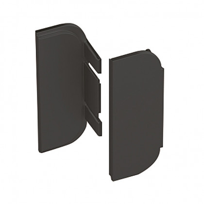 HETTICH 9266135, embout fermé Canis C, ensemble P+L, noir mat