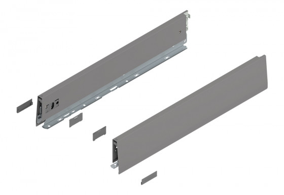 BLUM 470M4502S Merivobox, côté M 450mm, gris clair IG