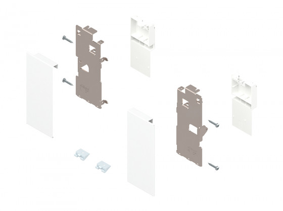 BLUM ZI7.0KS0 Legrabox, fixation avant tiroir intérieur K, blanc