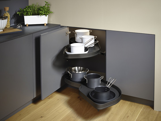 KES 260394 LeMans II, étagere angle, Arena Pure, 500mm, droit - anthracite KES 260394 LeMans II, étagere angle, Arena Pure, 500mm, droit - anthracite