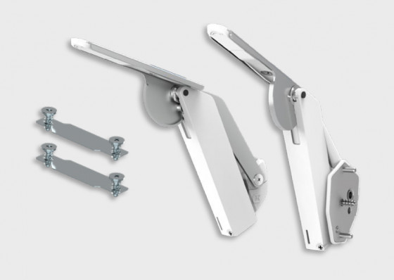 KES FREEspace abattant, forte G, blanc KES FREEspace abattant, forte G, blanc