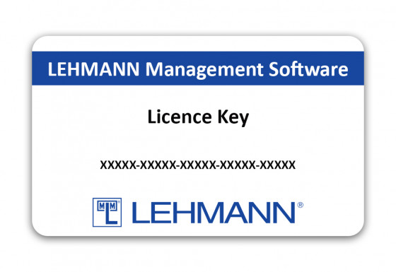 LEHMANN 051250031 Licence logicielle Management Software LMS