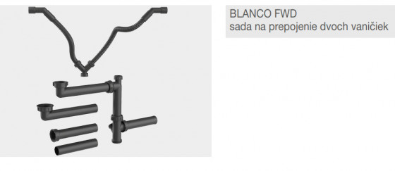 BLANCO 526772 Accessoires FWD ensemble pour raccord plateaux