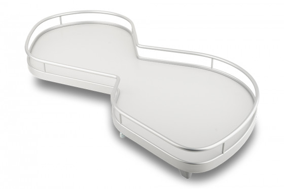 KES 047918 LeMans II, étagere d'angle, Arena Classic, 400mm, De - gris/argent KES 047918 LeMans II, étagere d'angle, Arena Classic, 400mm, De - gris/argent